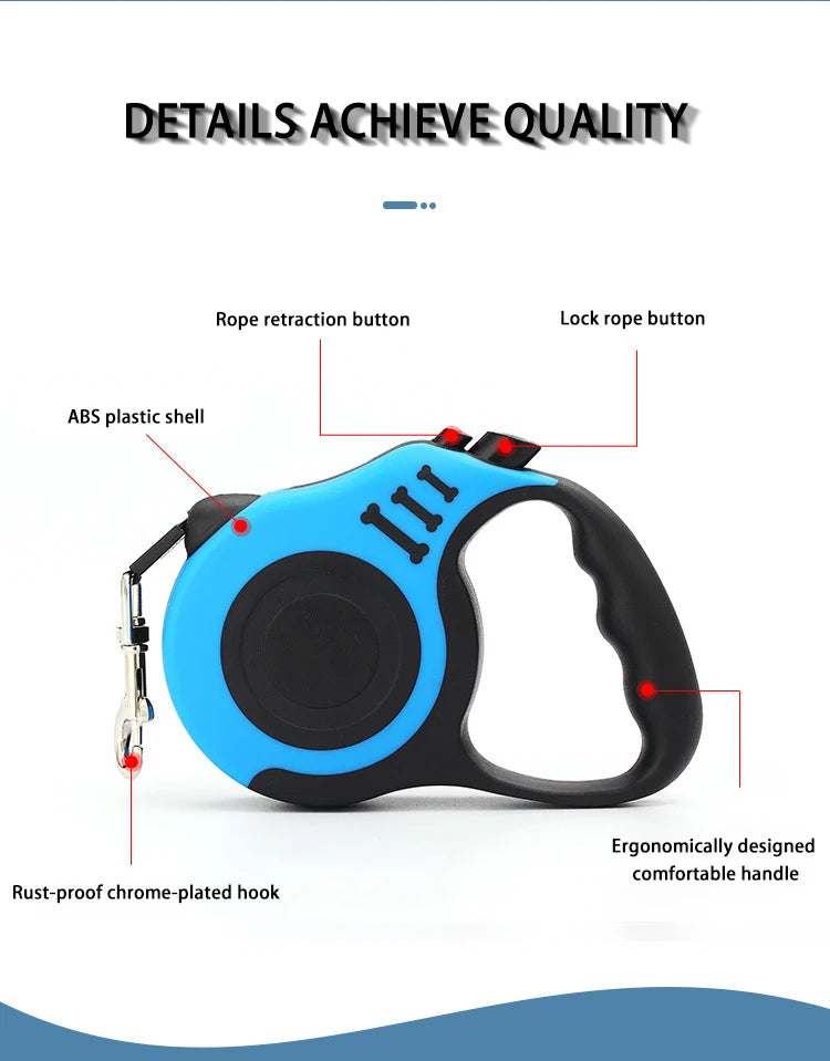 THE LOVE PETS™ Smart Pet Retractable Leash